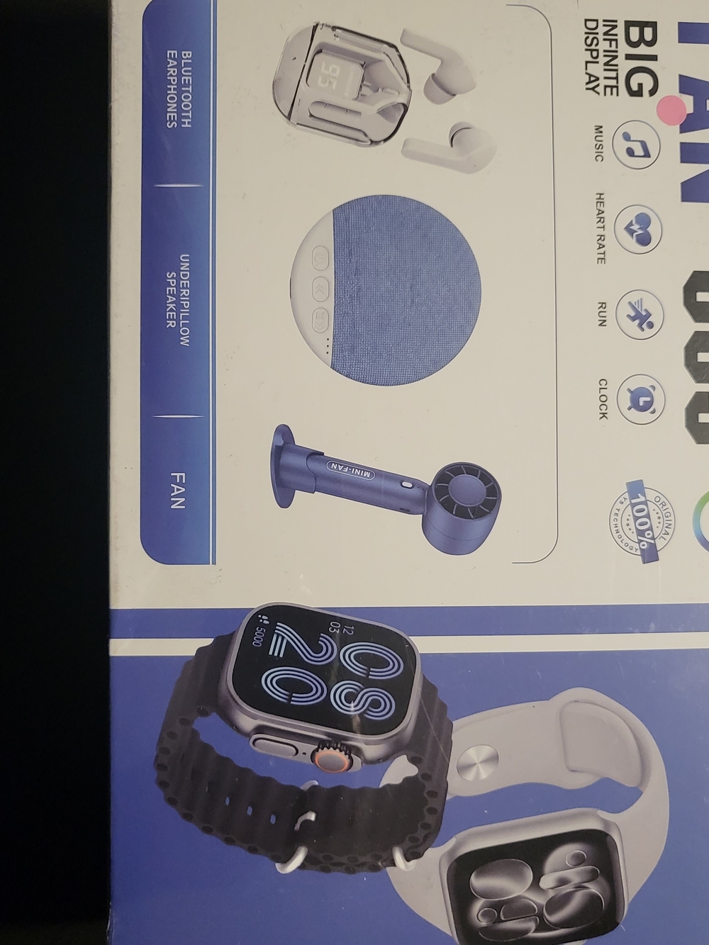Smart Fitness Watch - Black - Unbranded
